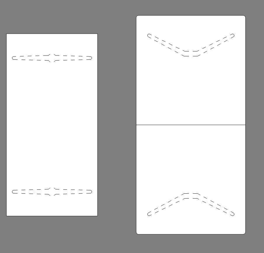 Revit Plan View Tables in plan view showing frame work in hidden linetype of tabletop with leg and foot detailing.